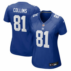 Beaux Collins New York Giants Women's Team Game Jersey Royal - Nike
