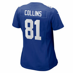 Beaux Collins New York Giants Women's Team Game Jersey Royal - Nike