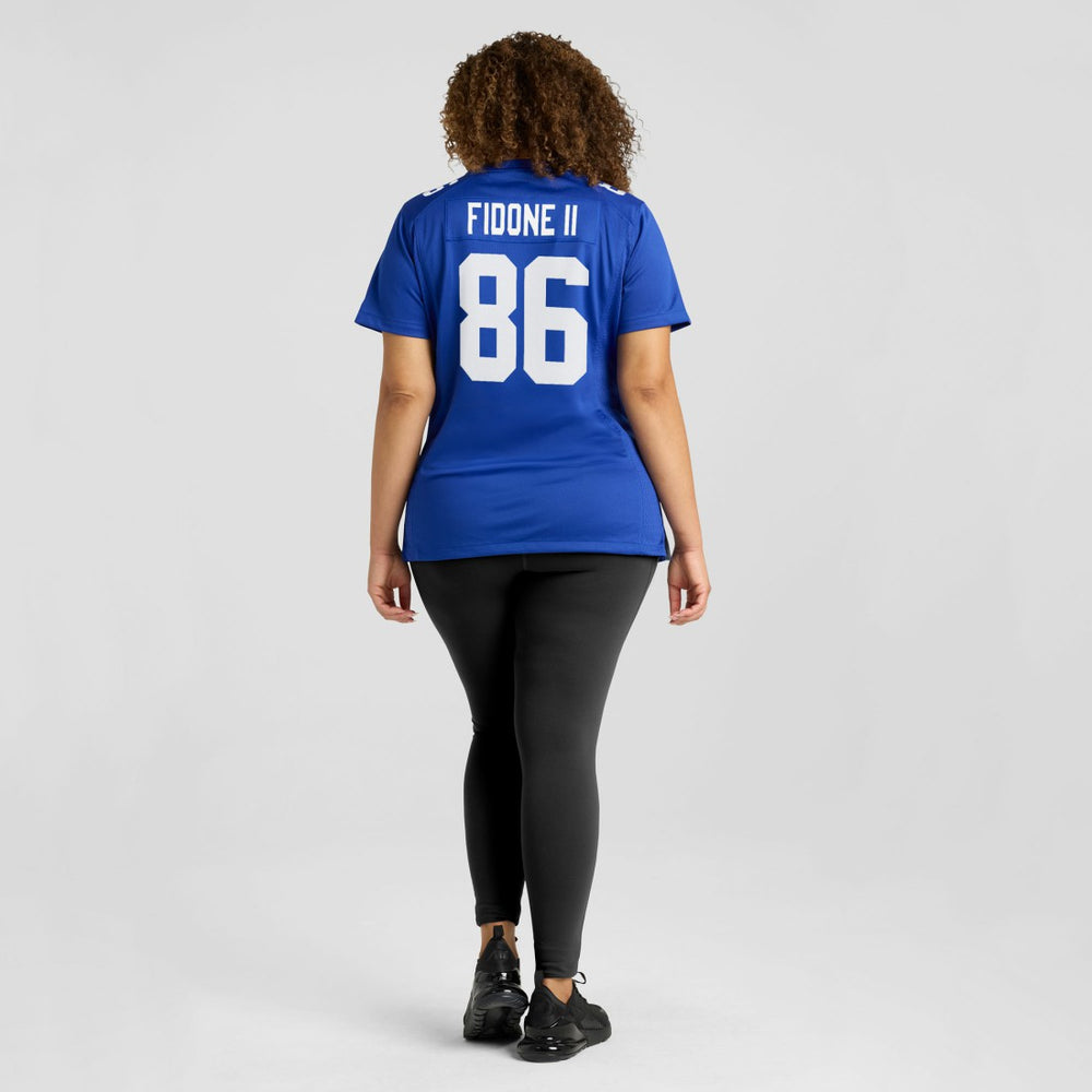 Thomas Fidone II New York Giants Women's Team Game Jersey Royal - Nike