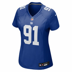 Darius Alexander New York Giants Women's Team Game Jersey Royal - Nike