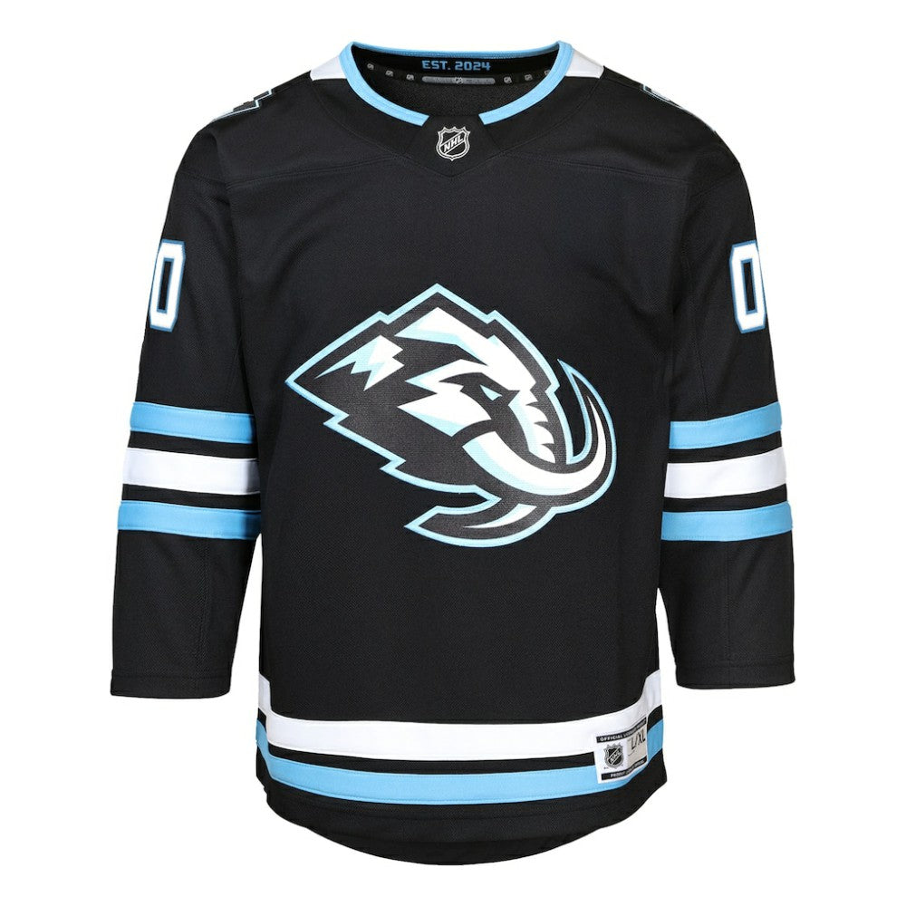Utah Mammoth - Youth Home Premier Custom Jersey Black