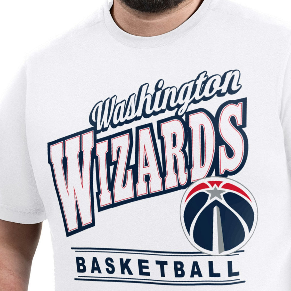 NBA - Washington Wizards G-III Sports by Carl Banks Adaptive Headliner T-Shirt - White