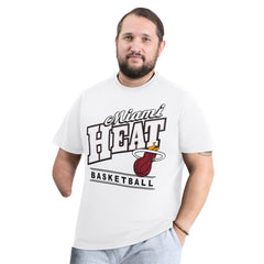 NBA - Miami Heat G-III Sports by Carl Banks Adaptive Headliner T-Shirt - White