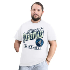 NBA - Minnesota Timberwolves G-III Sports by Carl Banks Adaptive Headliner T-Shirt - White