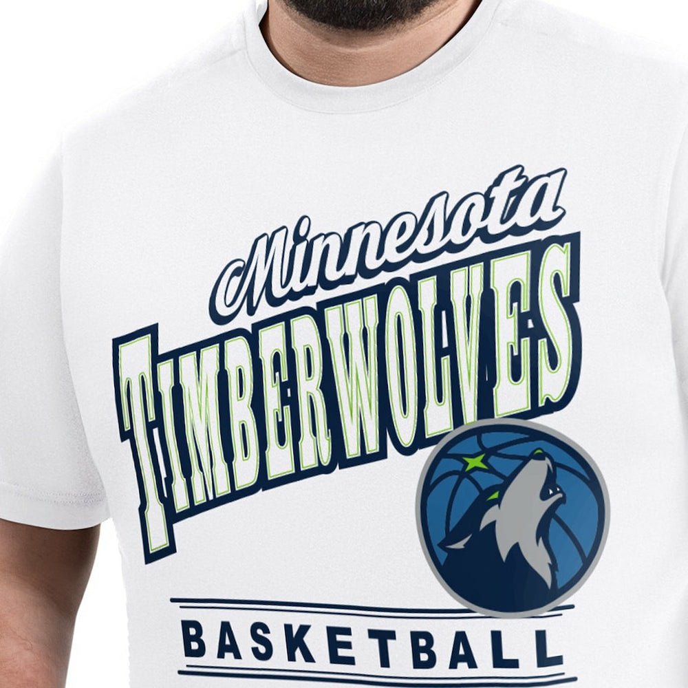 NBA - Minnesota Timberwolves G-III Sports by Carl Banks Adaptive Headliner T-Shirt - White