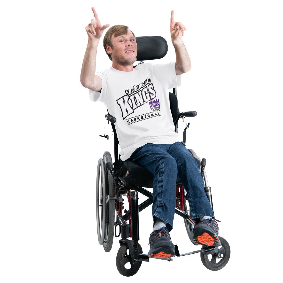 NBA - Sacramento Kings G-III Sports by Carl Banks Adaptive Headliner T-Shirt - White