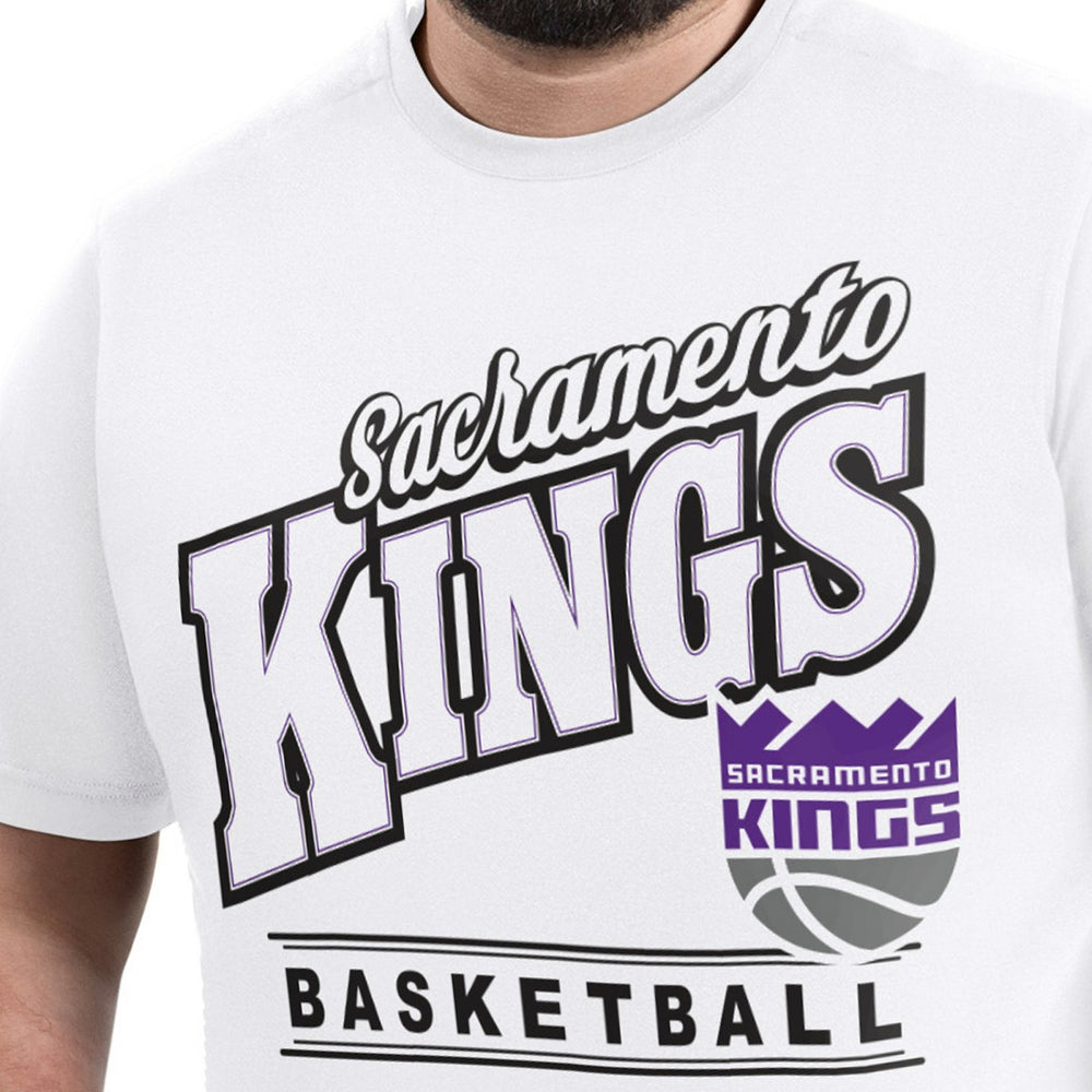 NBA - Sacramento Kings G-III Sports by Carl Banks Adaptive Headliner T-Shirt - White