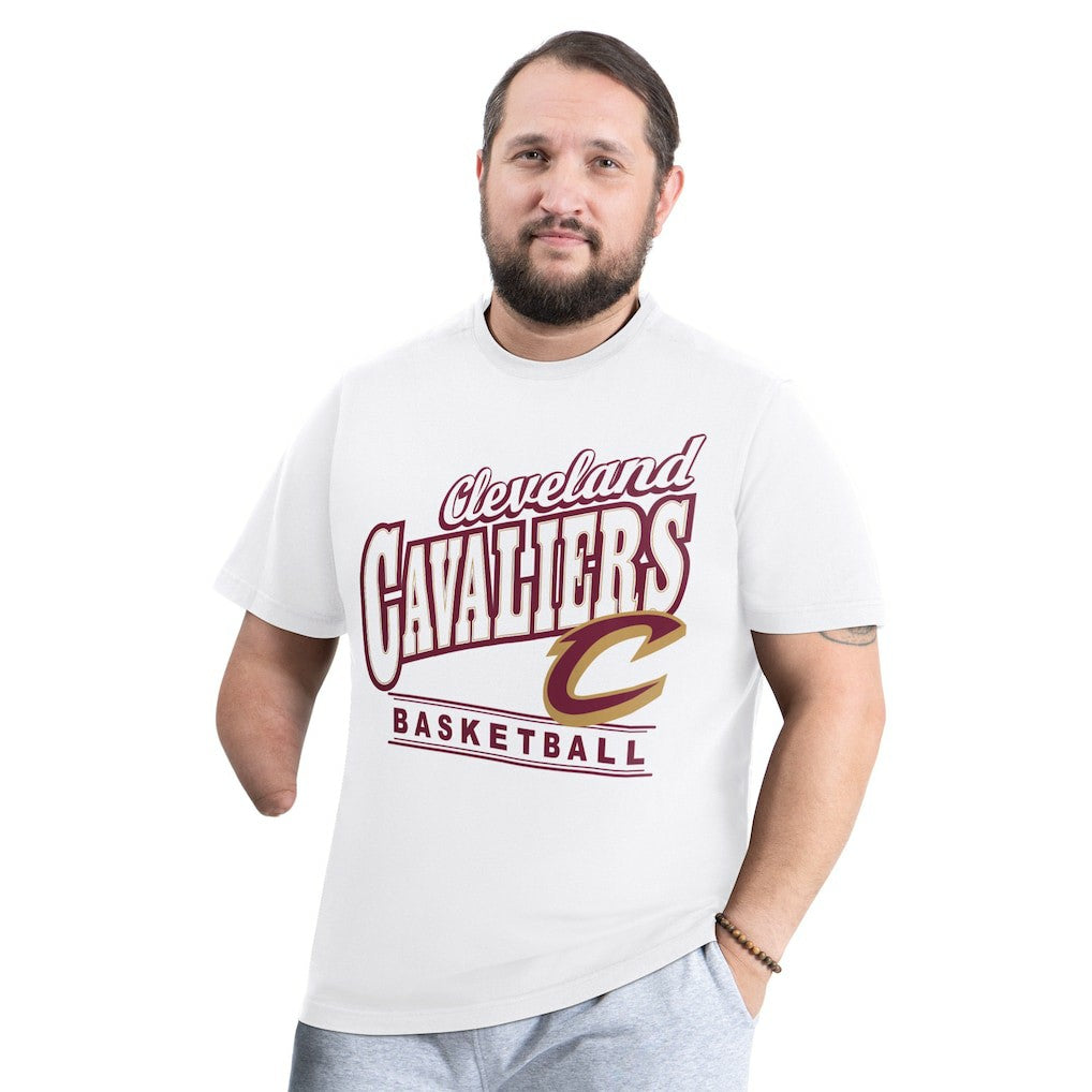 NBA - Cleveland Cavaliers G-III Sports by Carl Banks Adaptive Headliner T-Shirt - White