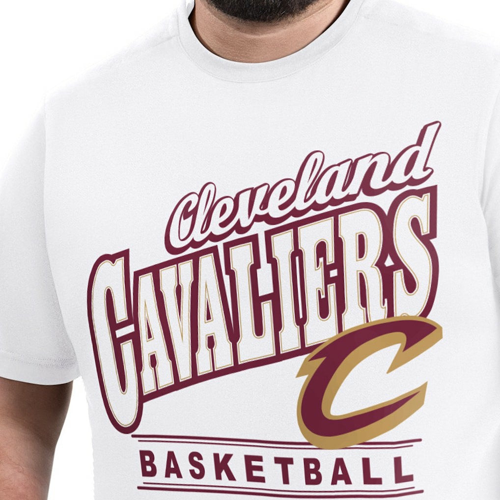NBA - Cleveland Cavaliers G-III Sports by Carl Banks Adaptive Headliner T-Shirt - White