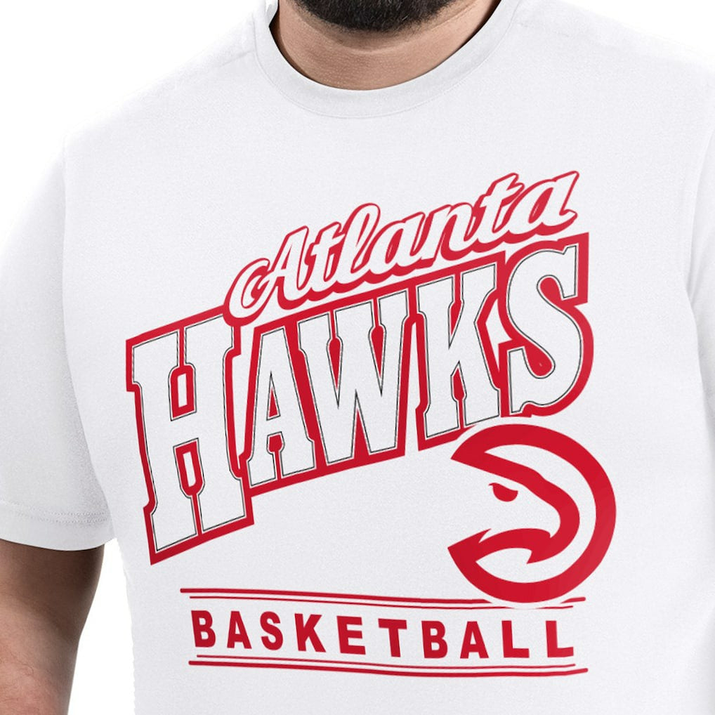 NBA - Atlanta Hawks G-III Sports by Carl Banks Adaptive Headliner T-Shirt - White