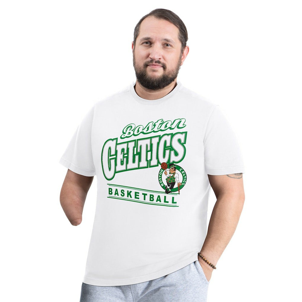 NBA - Boston Celtics G-III Sports by Carl Banks Adaptive Headliner T-Shirt - White