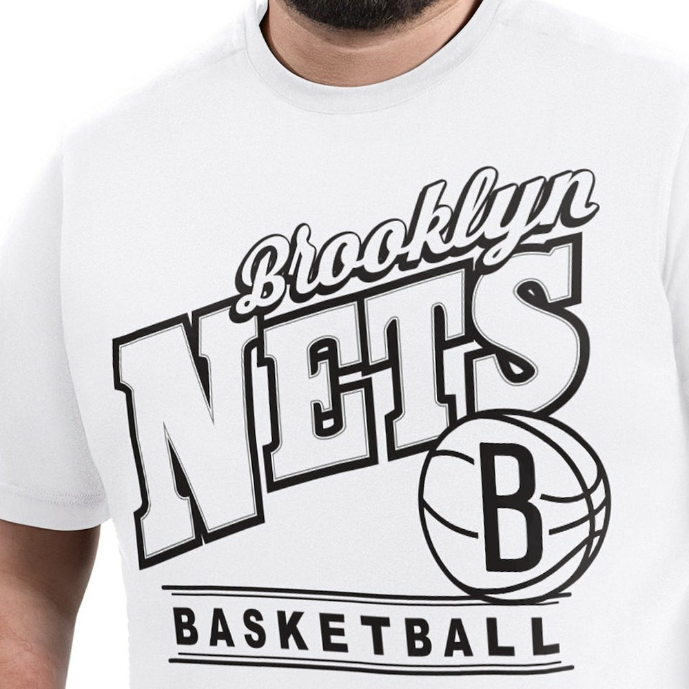 NBA - Brooklyn Nets G-III Sports by Carl Banks Adaptive Headliner T-Shirt - White