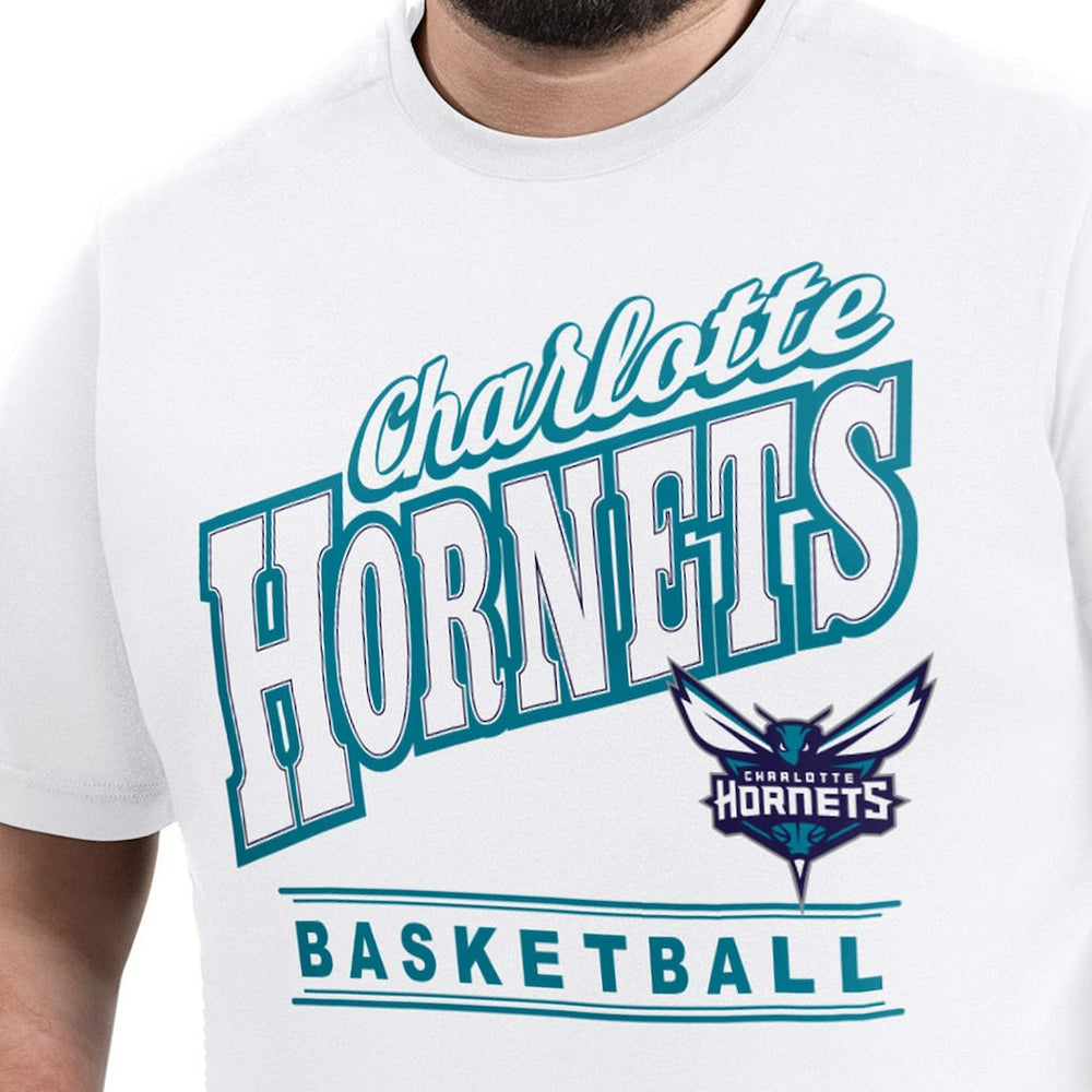 NBA - Charlotte Hornets G-III Sports by Carl Banks Adaptive Headliner T-Shirt - White