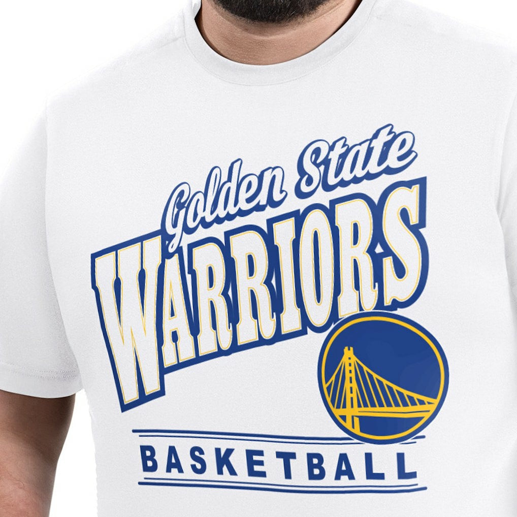 NBA - Golden State Warriors G-III Sports by Carl Banks Adaptive Headliner T-Shirt - White