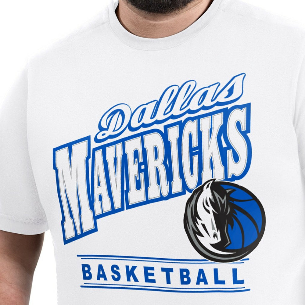 NBA - Dallas Mavericks G-III Sports by Carl Banks Adaptive Headliner T-Shirt - White