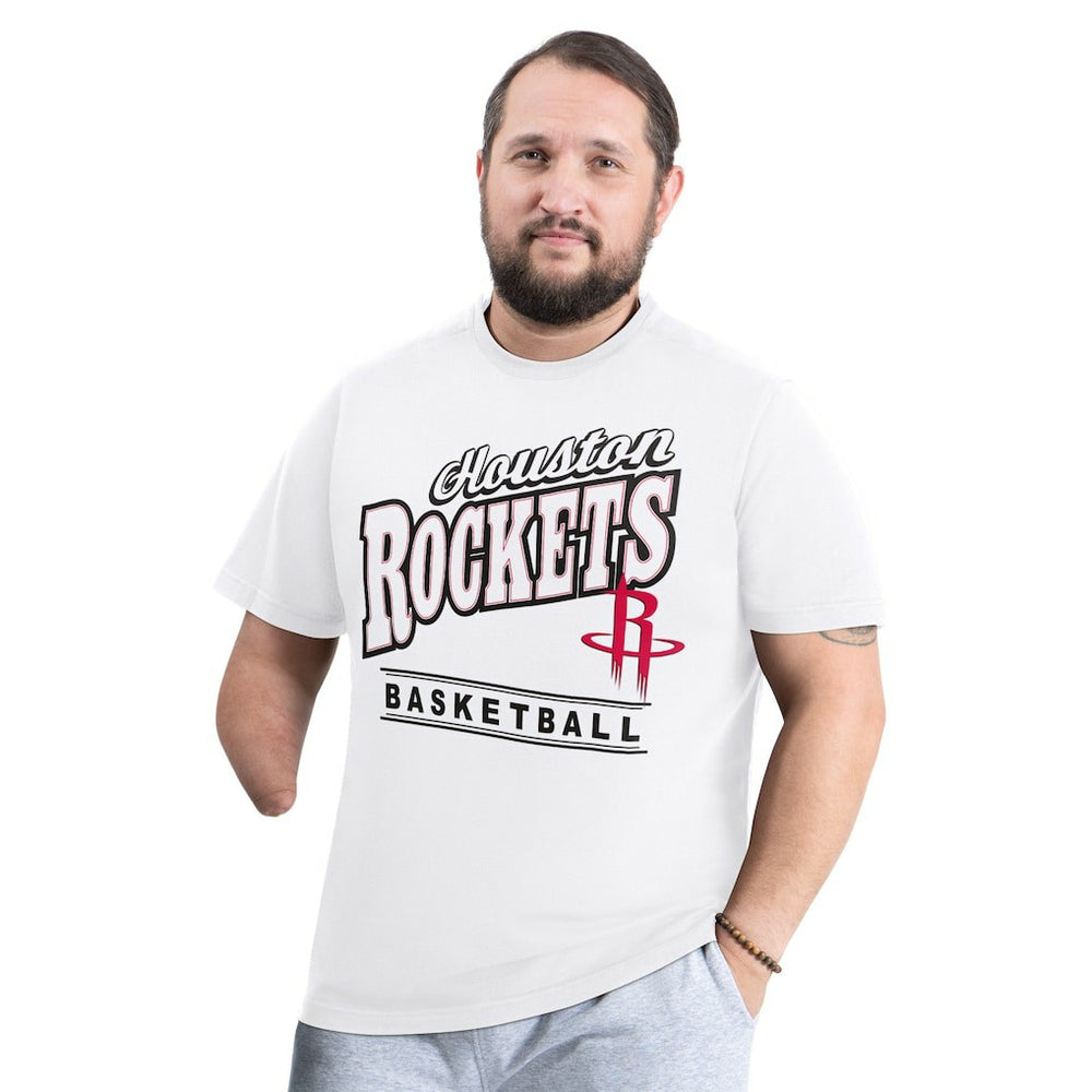 NBA - Houston Rockets G-III Sports by Carl Banks Adaptive Headliner T-Shirt - White