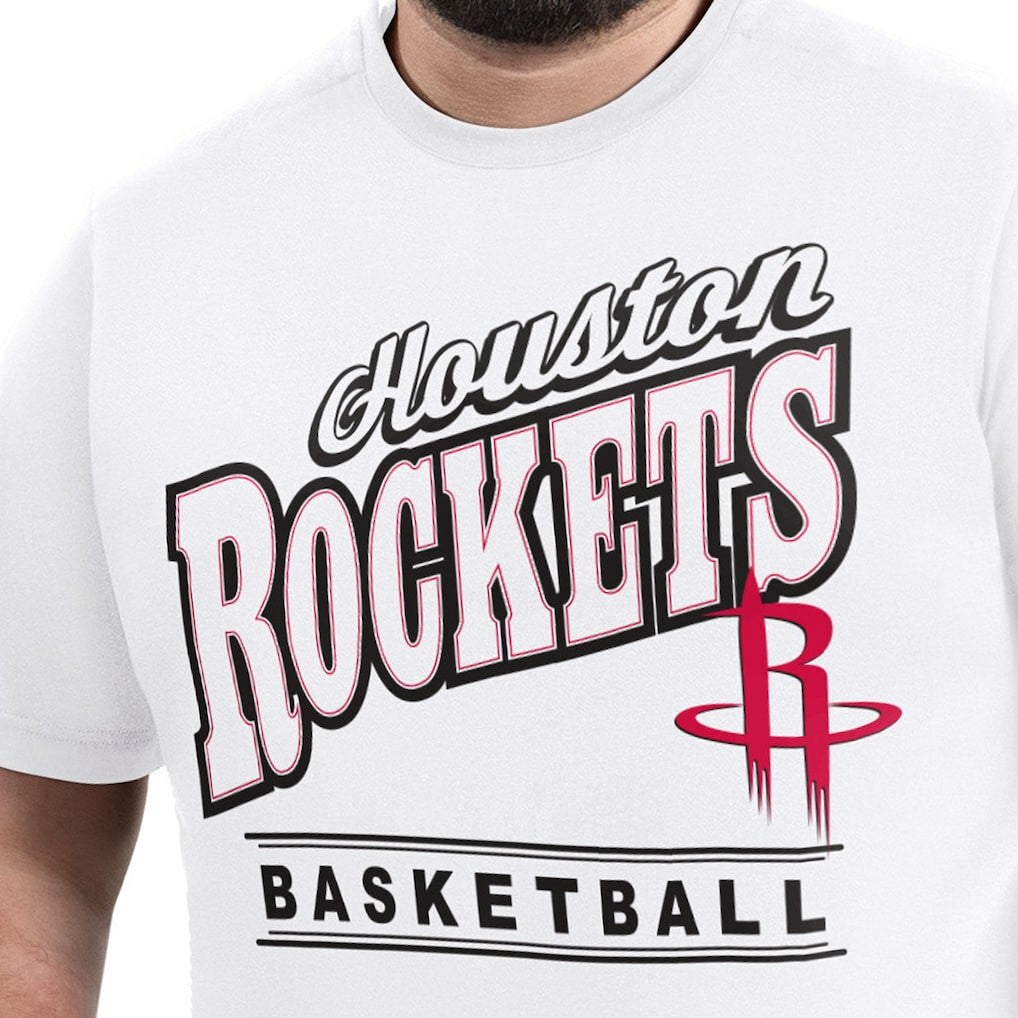NBA - Houston Rockets G-III Sports by Carl Banks Adaptive Headliner T-Shirt - White