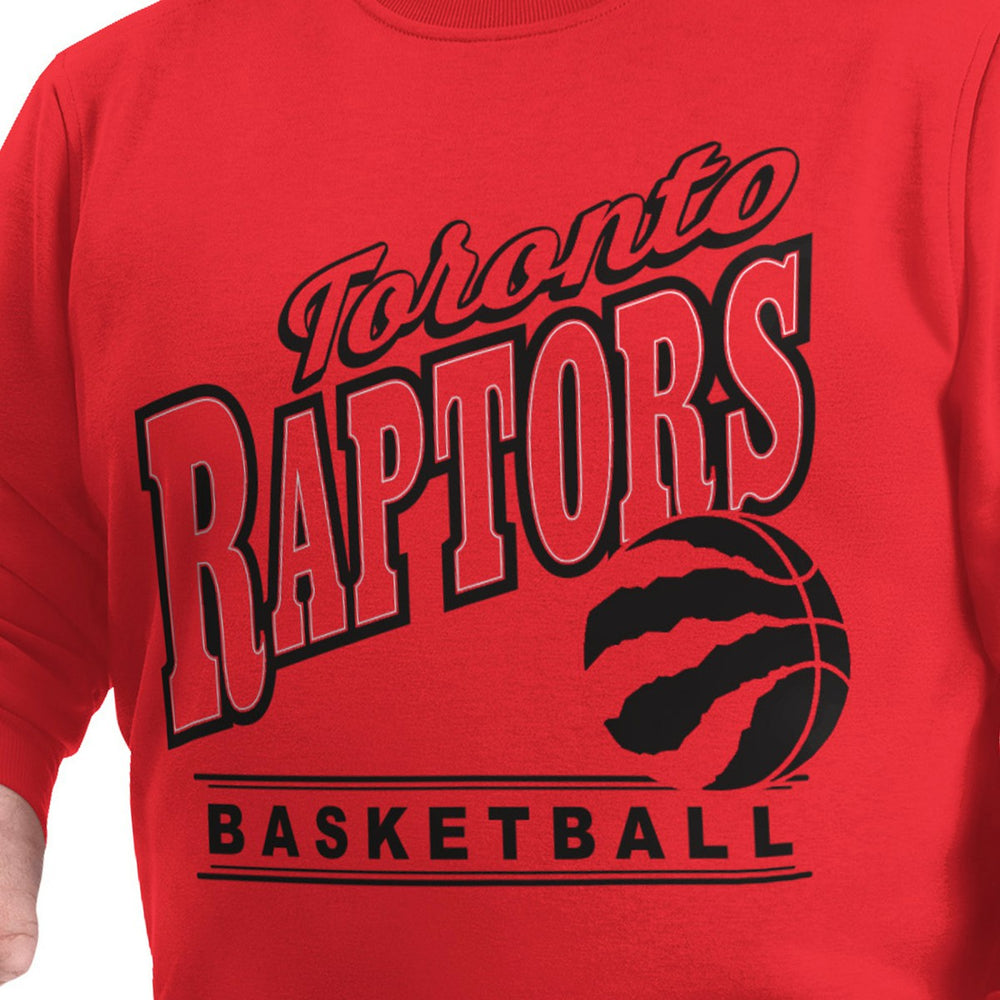 NBA - Toronto Raptors G-III Sports by Carl Banks Adaptive Headliner Fleece Crewneck Sweatshirt - Red