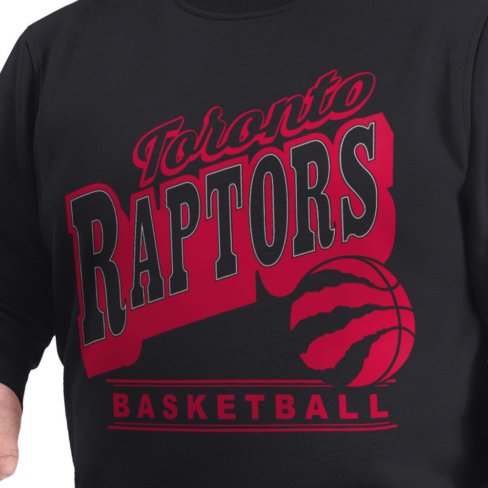 NBA - Toronto Raptors G-III Sports by Carl Banks Adaptive Headliner Fleece Crewneck Sweatshirt - Black