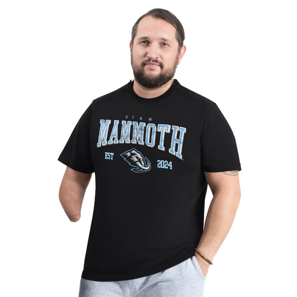 Utah Mammoth - G-III Sports by Carl Banks Adaptive Classic Team Graphic T-Shirt Black
