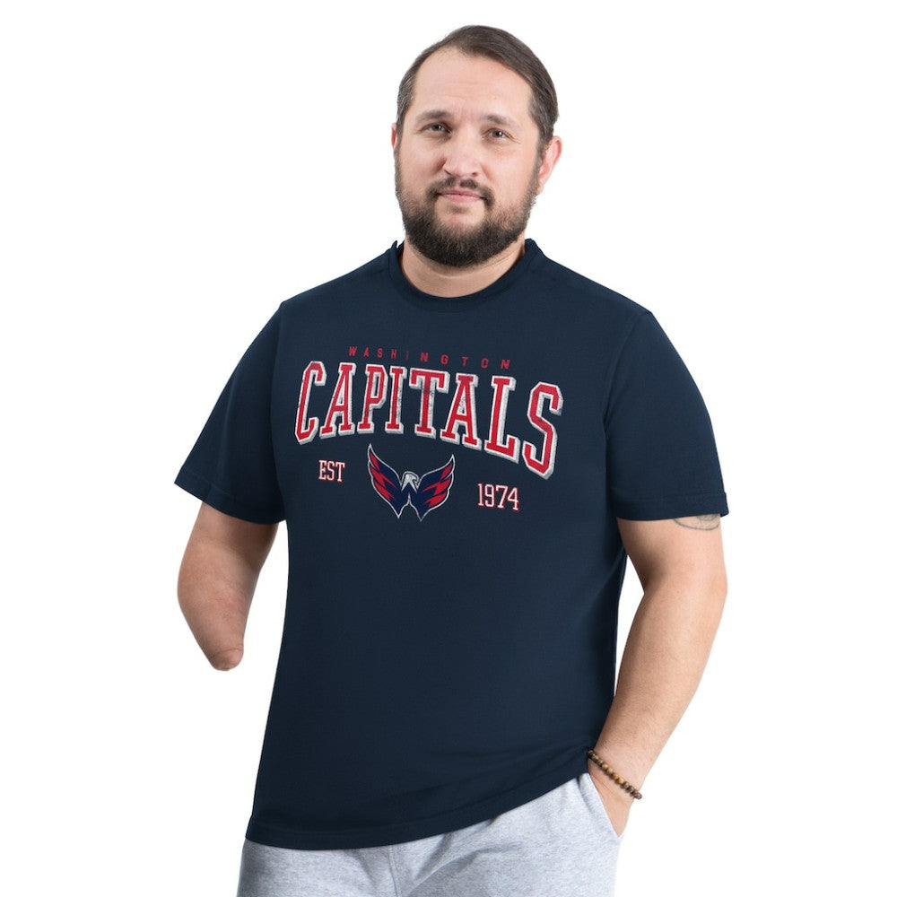 Washington Capitals G-III Sports by Carl Banks Adaptive Classic Team Graphic T-Shirt Navy