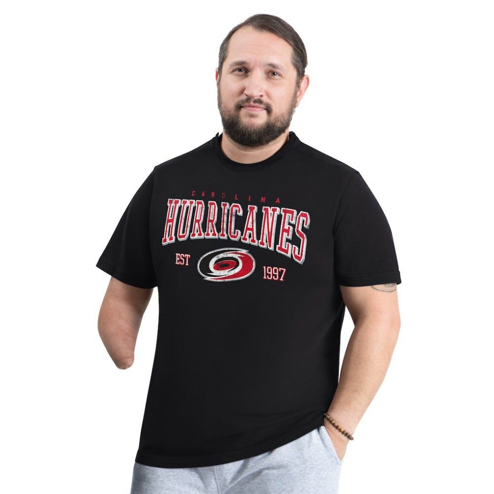 Carolina Hurricanes - G-III Sports by Carl Banks Adaptive Classic Team Graphic T-Shirt Black