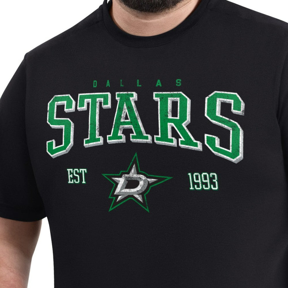 Dallas Stars - G-III Sports by Carl Banks Adaptive Classic Team Graphic T-Shirt Black