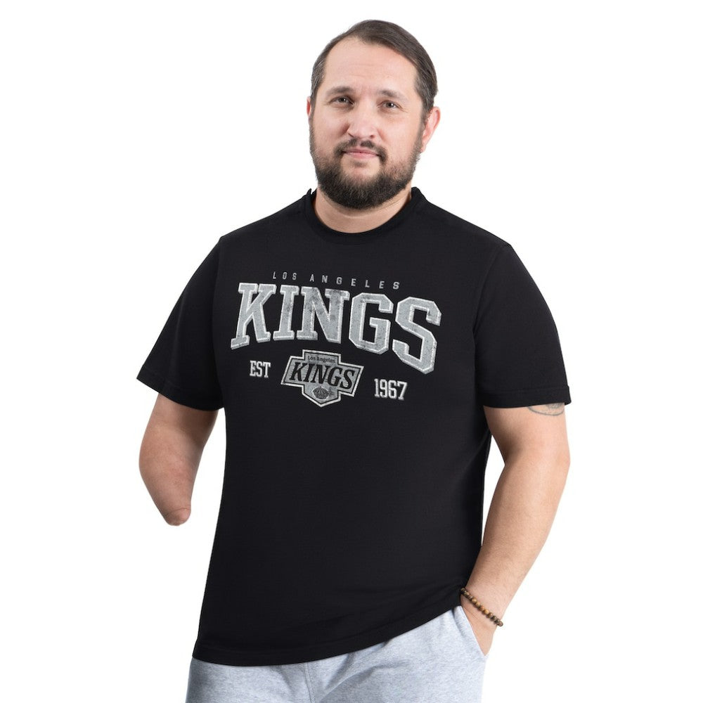 Los Angeles Kings - G-III Sports by Carl Banks Adaptive Classic Team Graphic T-Shirt Black