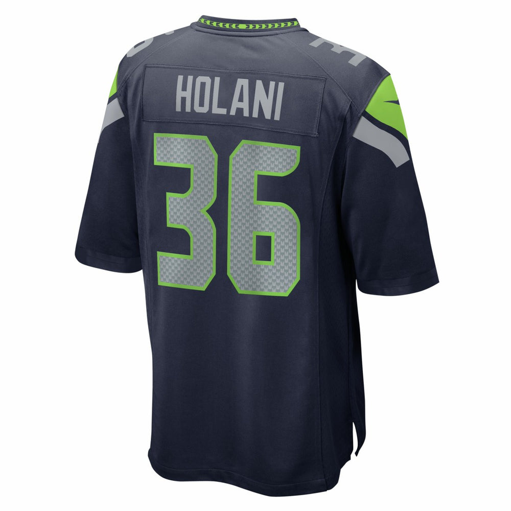George Holani Seattle Seahawks Team Game Jersey College Navy - Nike