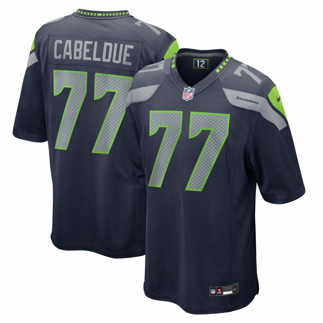 Bryce Cabeldue Seattle Seahawks Team Game Jersey College Navy - Nike