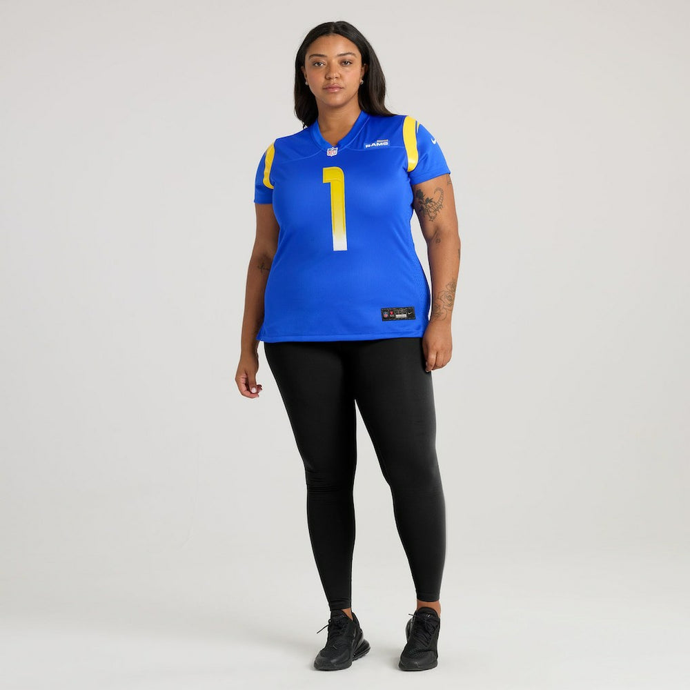 Emmanuel Forbes Jr. Los Angeles Rams Women's Team Game Jersey Royal - Nike