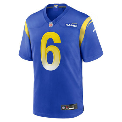 Nick Hampton Los Angeles Rams Team Game Jersey - Royal | NFL Jerseys