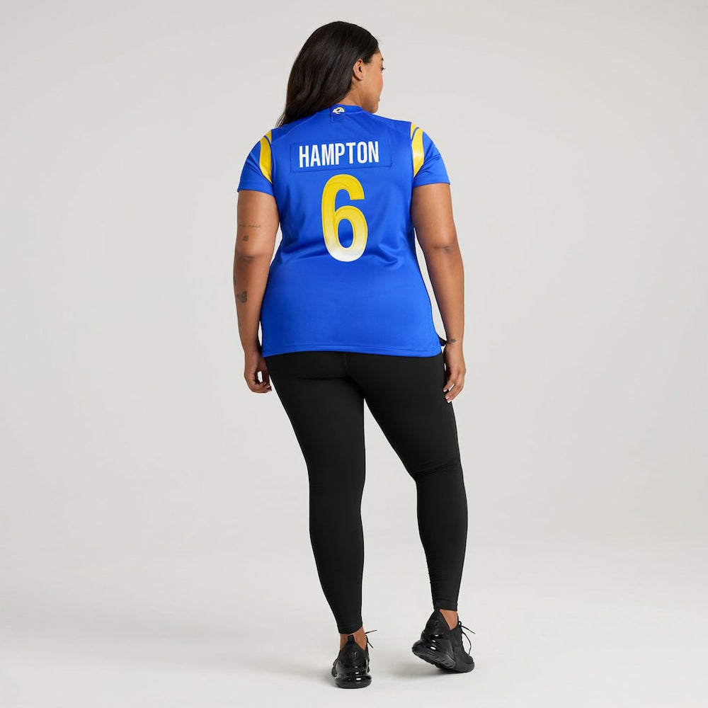 Nick Hampton Los Angeles Rams Women's Team Game Jersey Royal - Nike