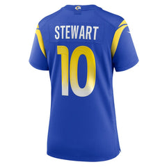 Josaiah Stewart Los Angeles Rams Women's Team Game Jersey Royal - Nike