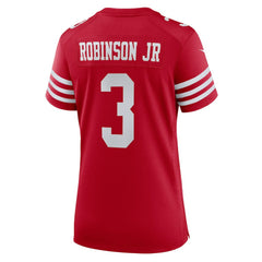 Brian Robinson Jr. San Francisco 49ers Women's Team Game Jersey Scarlet - Nike
