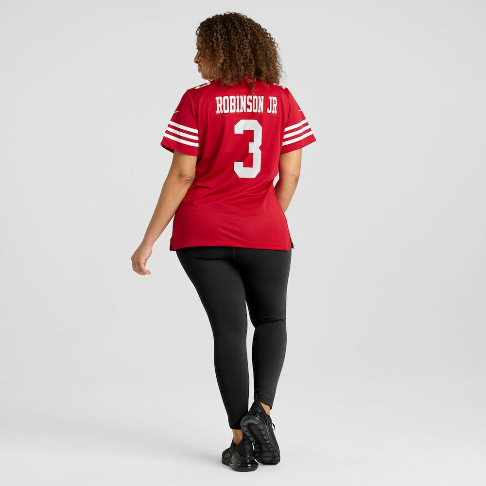 Brian Robinson Jr. San Francisco 49ers Women's Team Game Jersey Scarlet - Nike