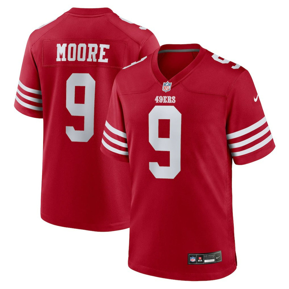 Skyy Moore San Francisco 49ers Team Game Jersey Scarlet - Nike
