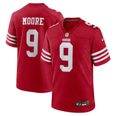 Skyy Moore San Francisco 49ers Team Game Jersey Scarlet - Nike