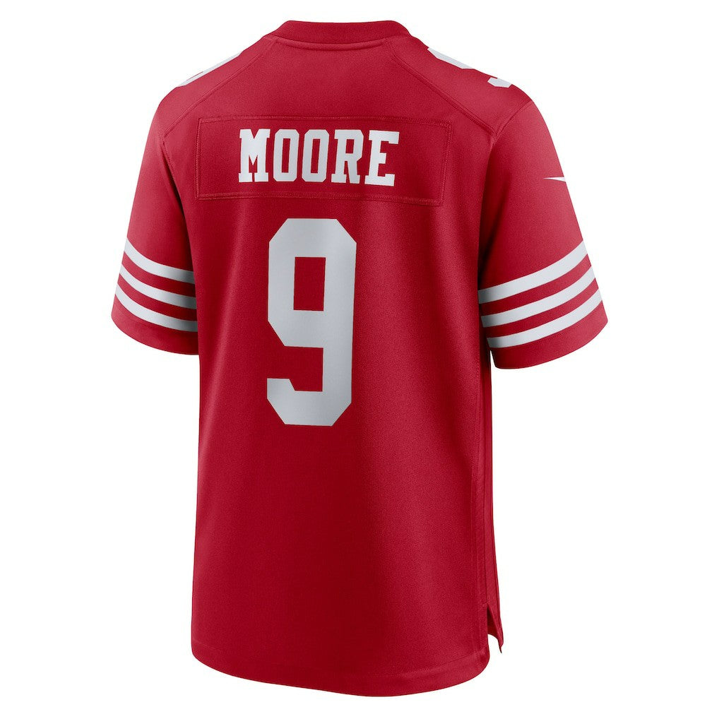 Skyy Moore San Francisco 49ers Team Game Jersey Scarlet - Nike
