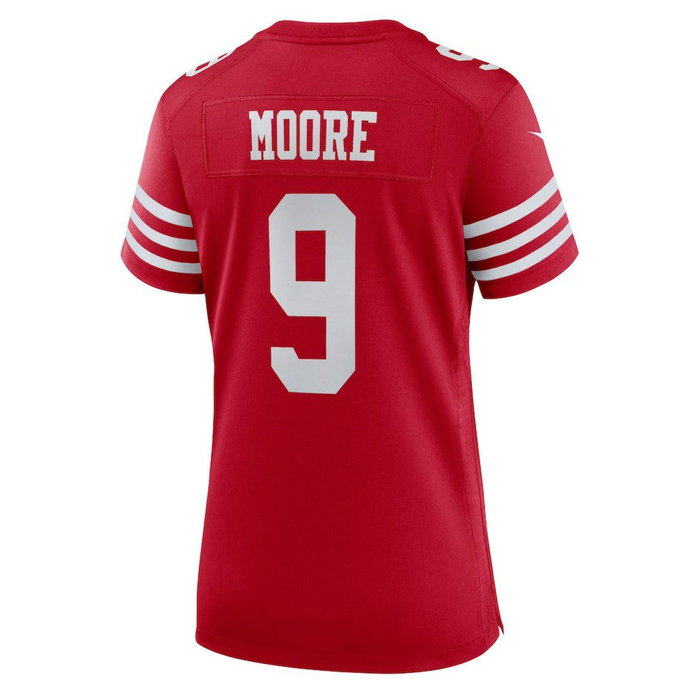 Skyy Moore San Francisco 49ers Women's Team Game Jersey Scarlet - Nike
