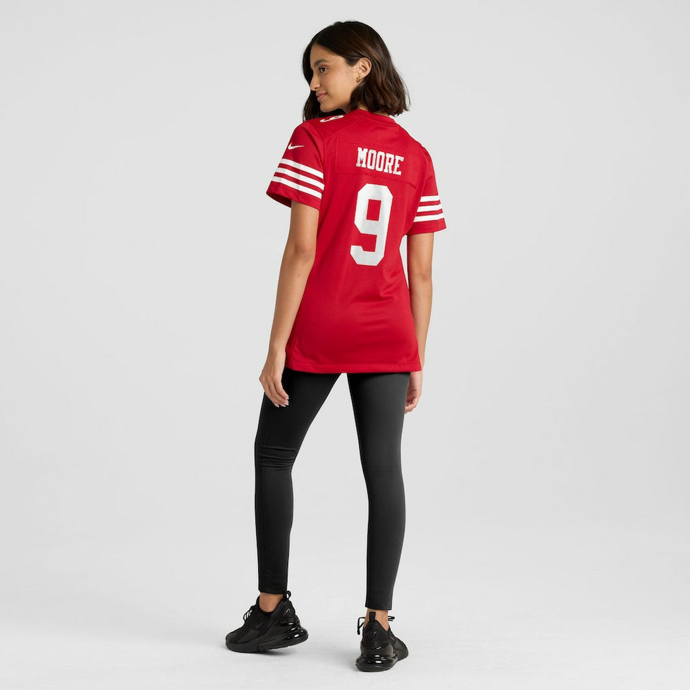 Skyy Moore San Francisco 49ers Women's Team Game Jersey Scarlet - Nike