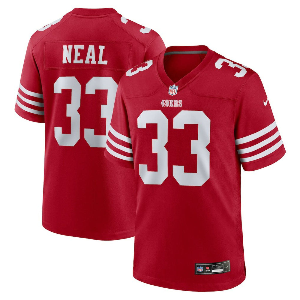 Siran Neal San Francisco 49ers Team Game Jersey Scarlet - Nike