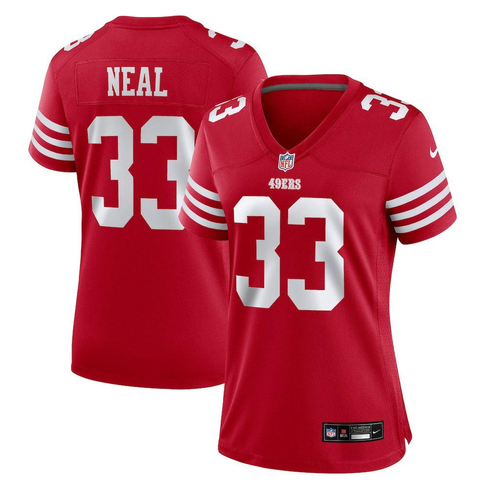 Siran Neal San Francisco 49ers Women's Team Game Jersey Scarlet - Nike