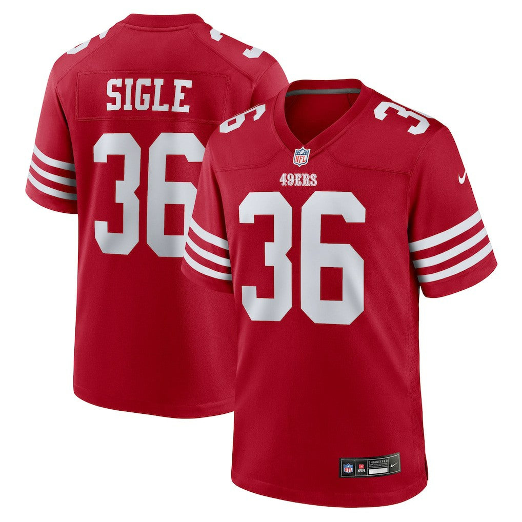 Marques Sigle San Francisco 49ers Team Game Jersey Scarlet - Nike