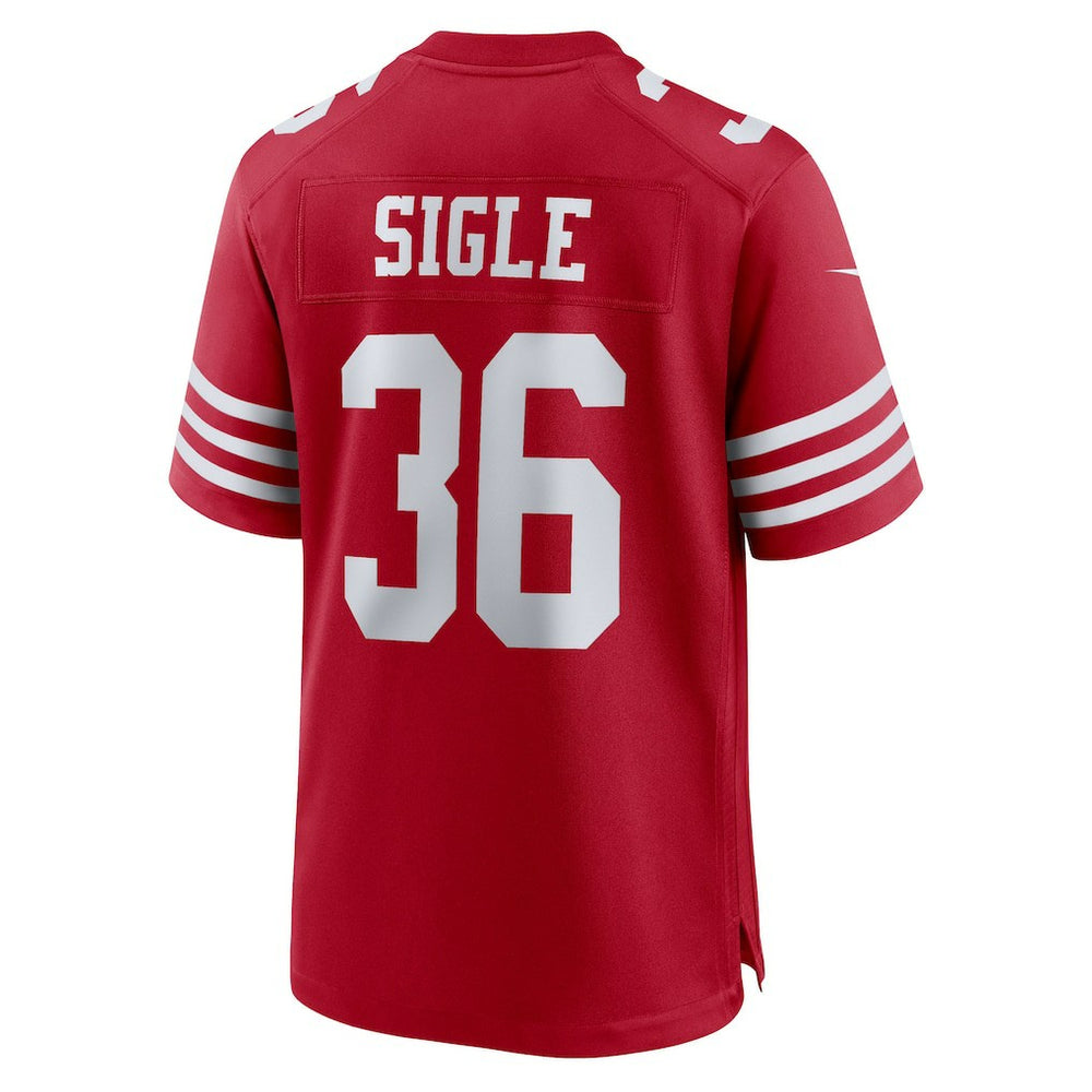Marques Sigle San Francisco 49ers Team Game Jersey Scarlet - Nike