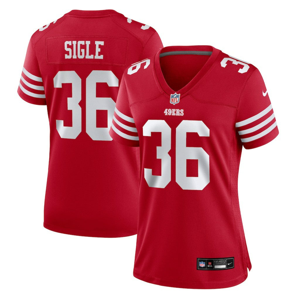 Marques Sigle San Francisco 49ers Women's Team Game Jersey Scarlet - Nike