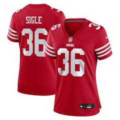 Marques Sigle San Francisco 49ers Women's Team Game Jersey Scarlet - Nike