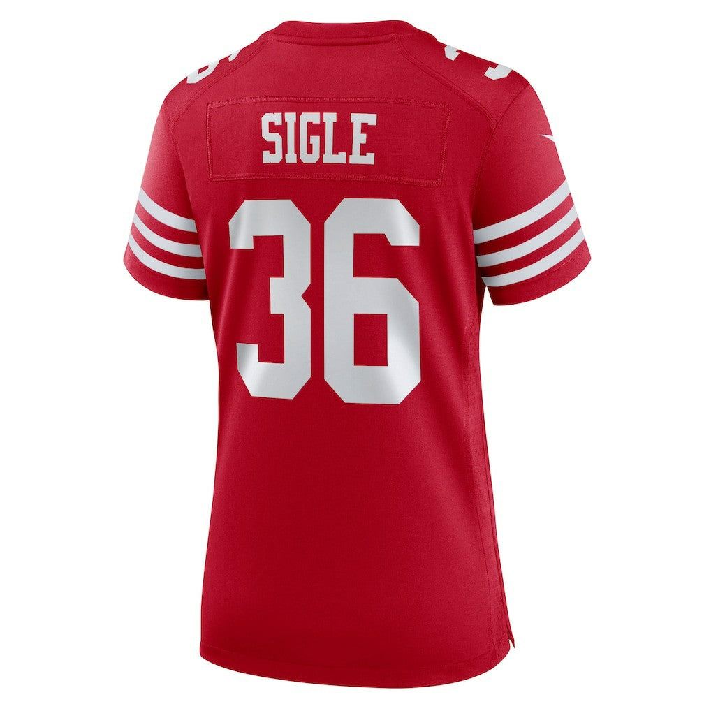 Marques Sigle San Francisco 49ers Women's Team Game Jersey Scarlet - Nike