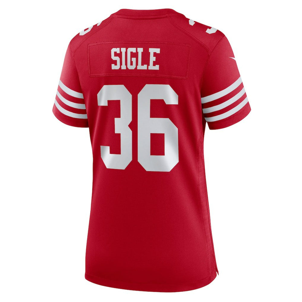 Marques Sigle San Francisco 49ers Women's Team Game Jersey Scarlet - Nike