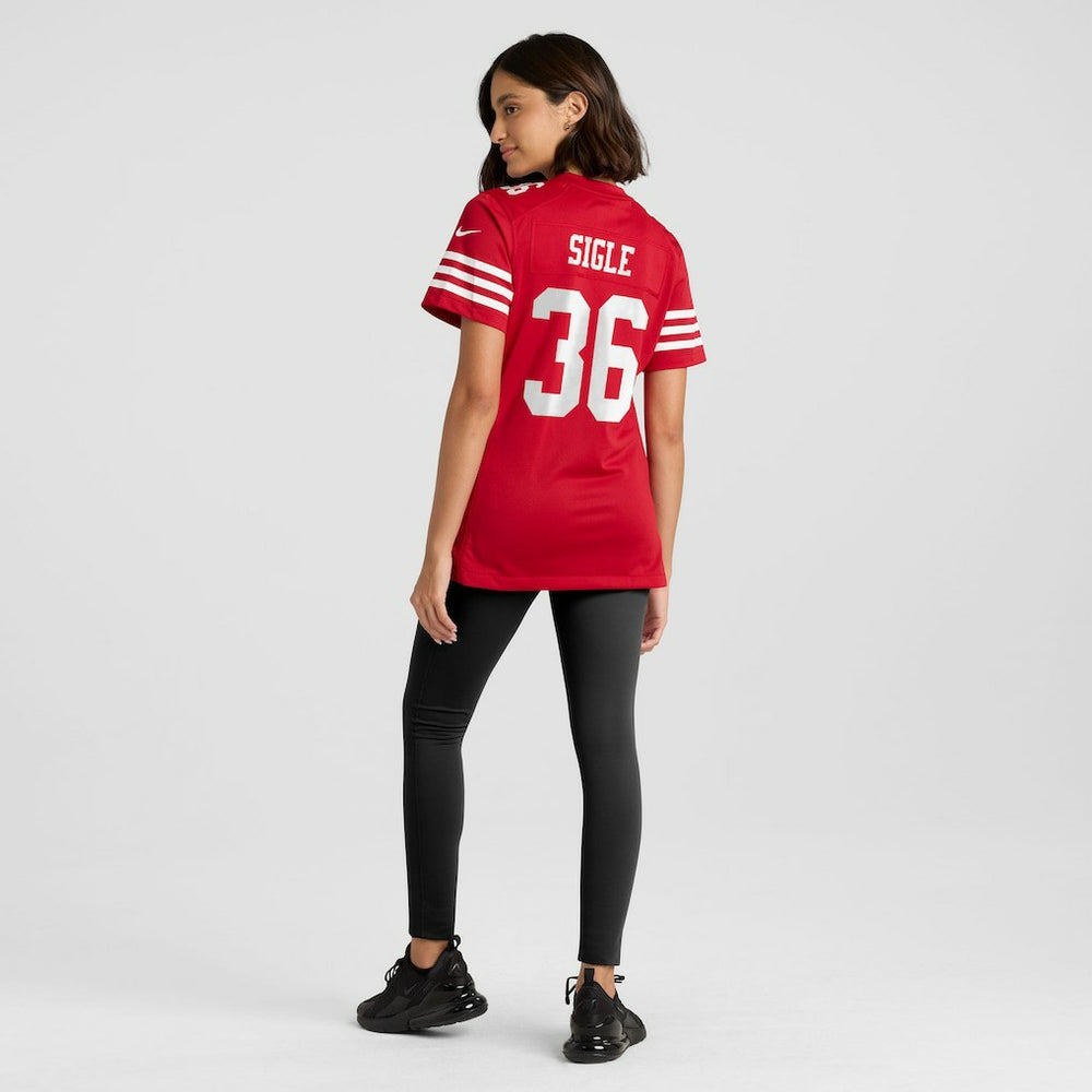 Marques Sigle San Francisco 49ers Women's Team Game Jersey Scarlet - Nike